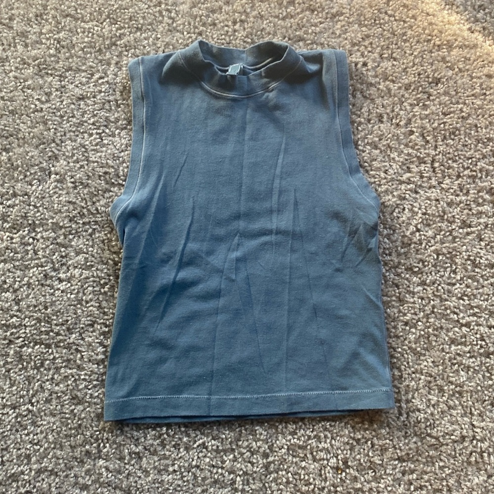 Skims Jersey Mock Neck Tank